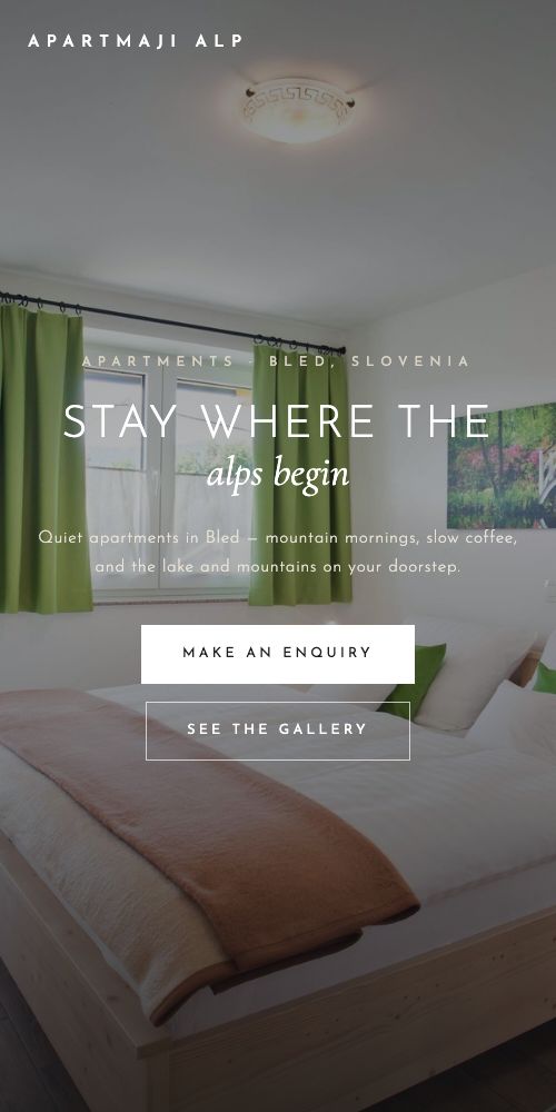 Apartmaji ALP — mobile view