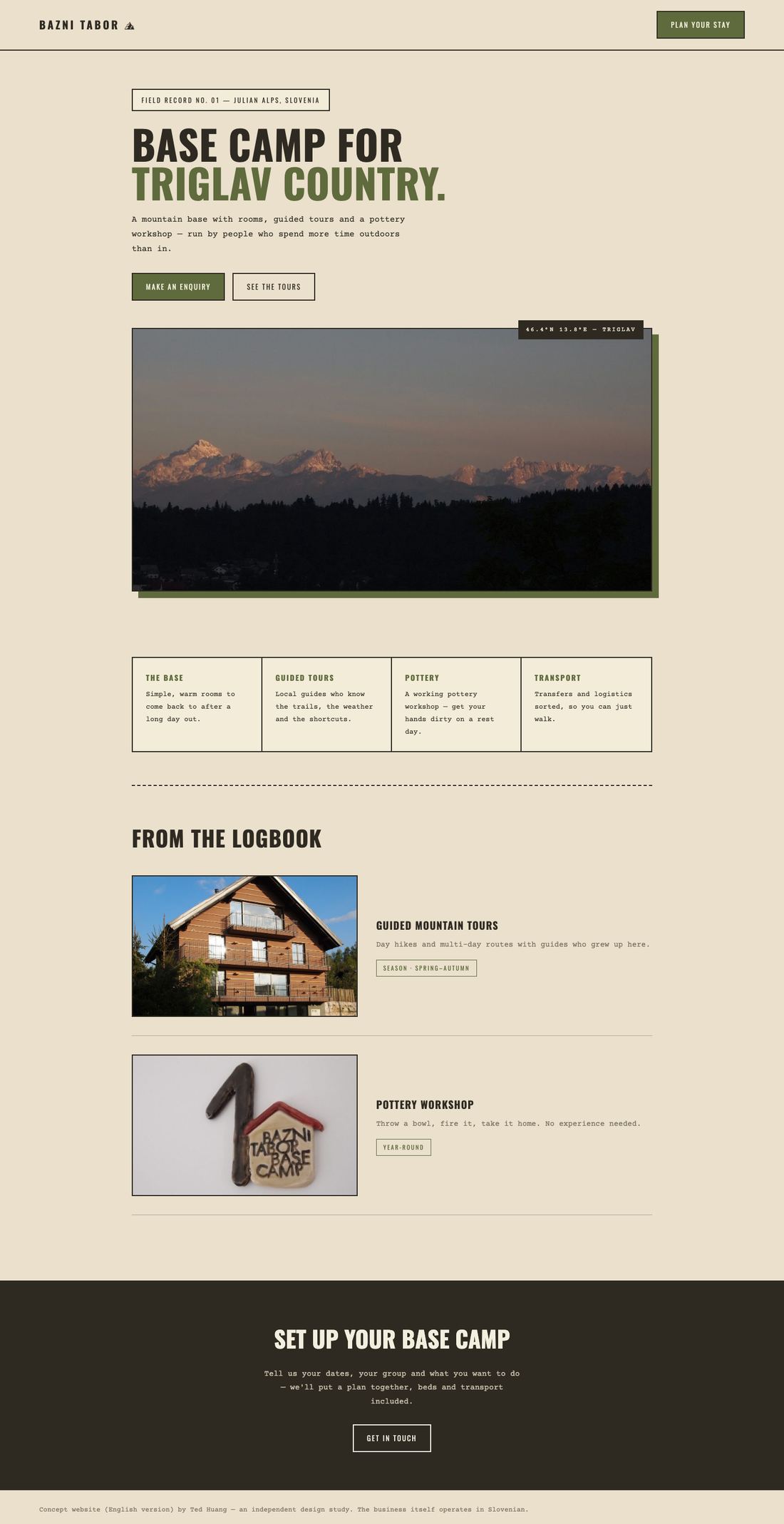 Bazni Tabor — full concept page