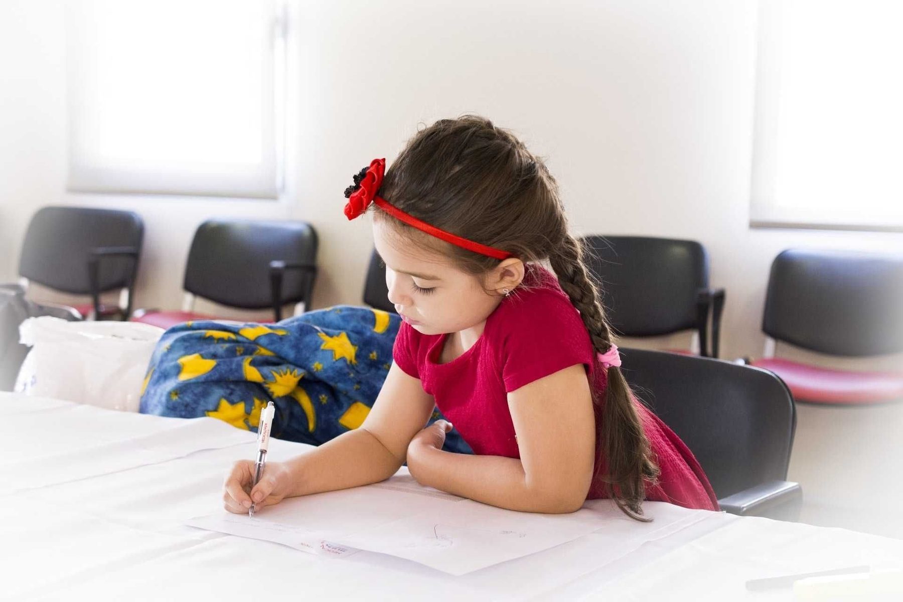 Student learning at Ami Lingua
