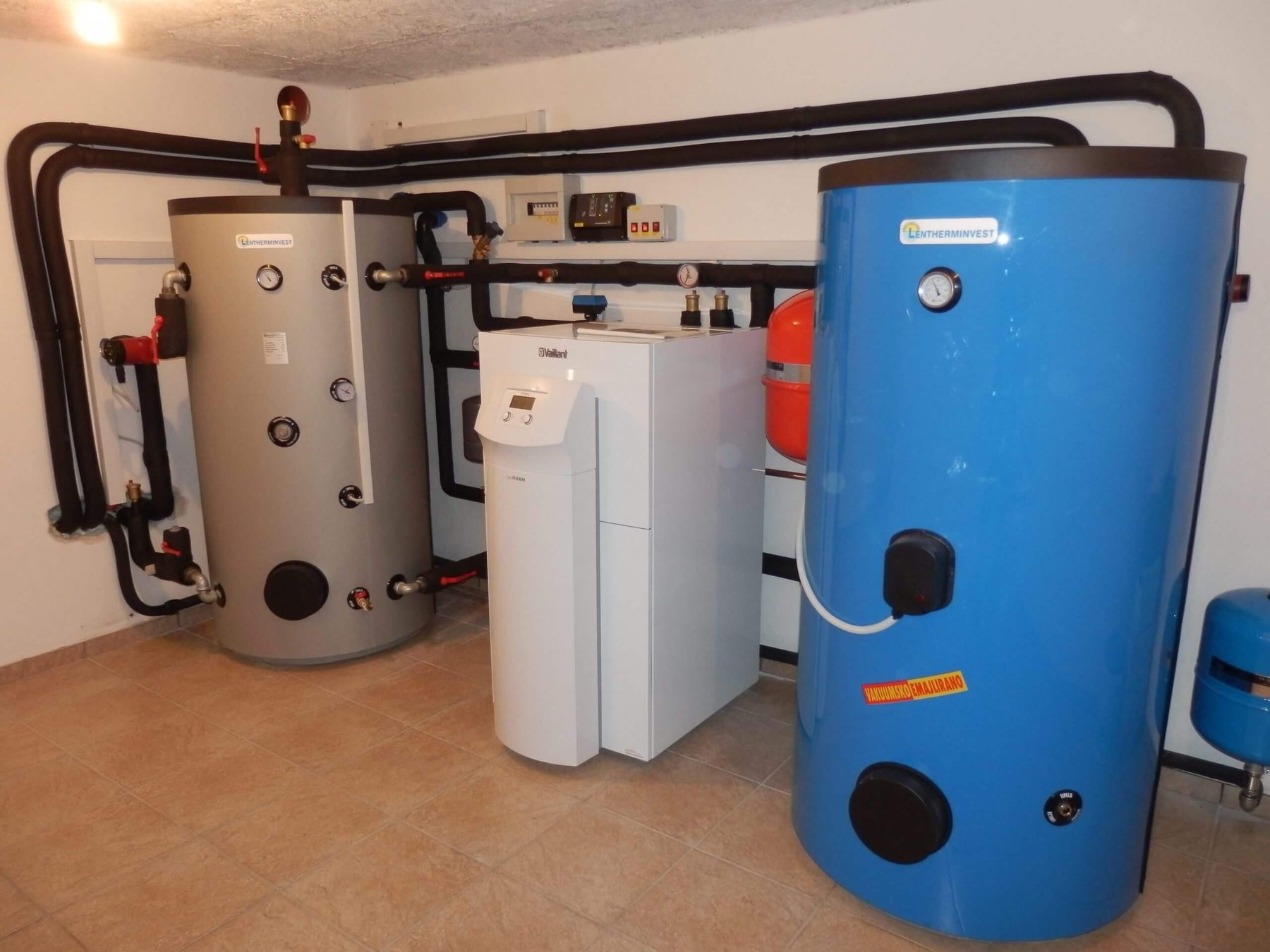 Praktikum boiler room installation
